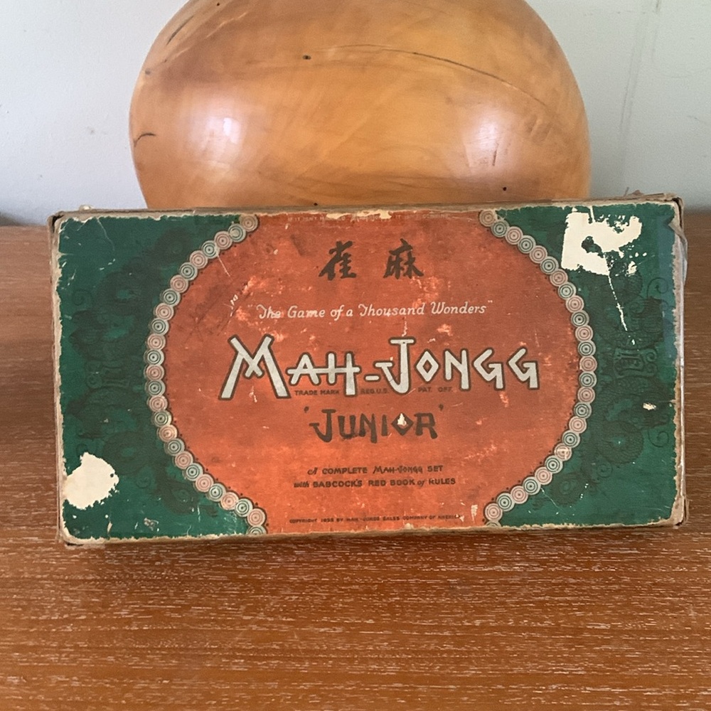 Reposhing - Vintage Mah-Jongg Junior Set - Red and White - Picture 2 of 12